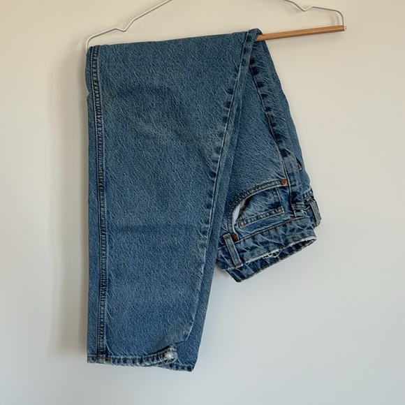 Zara blue high rise mom jeans - Picture 5 of 5